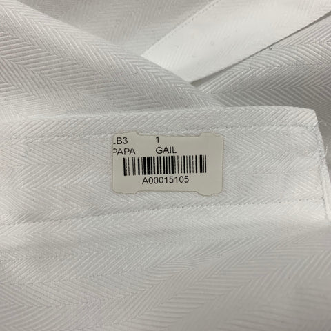 CUSTOM MADE Taille M Chemise blanche à manches longues