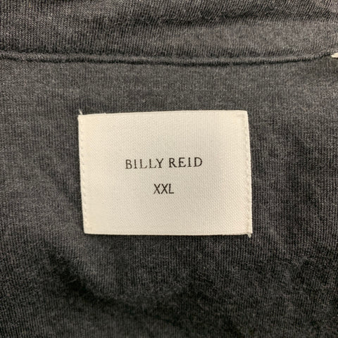 BILLY REID Taille XXL Veste chemise en polyester coton gris