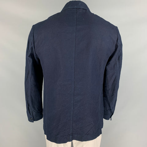45rpm Size L Indigo Cotton Double Breasted Jacket