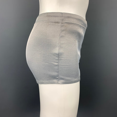 Vintage V2 by VERSACE Size S Light Gray Drawstring Swim Trunks