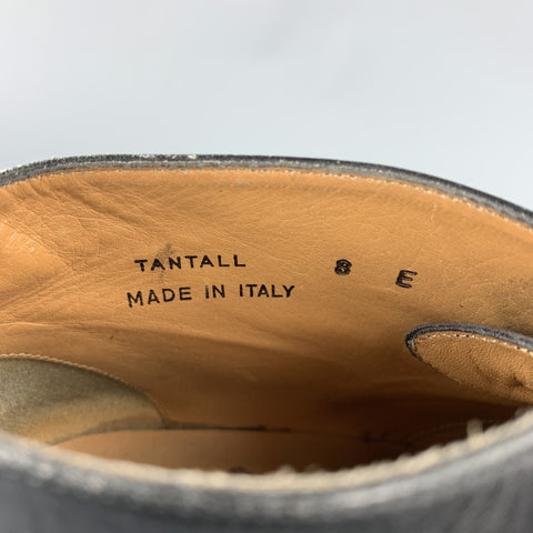 BALLY Size 9 Black Leather Chukka Lace Up Shoes