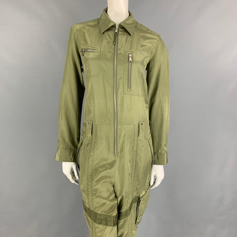 POLO de RALPH LAUREN Mono de algodón de seda musgo talla 8