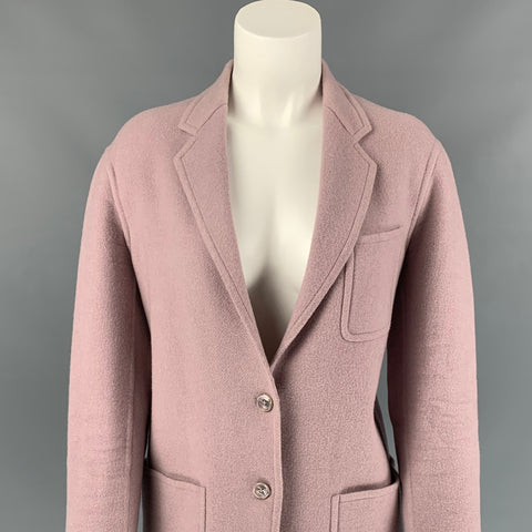 RALPH LAUREN Purple Label Size 8 Pink Wool Blend Jacket