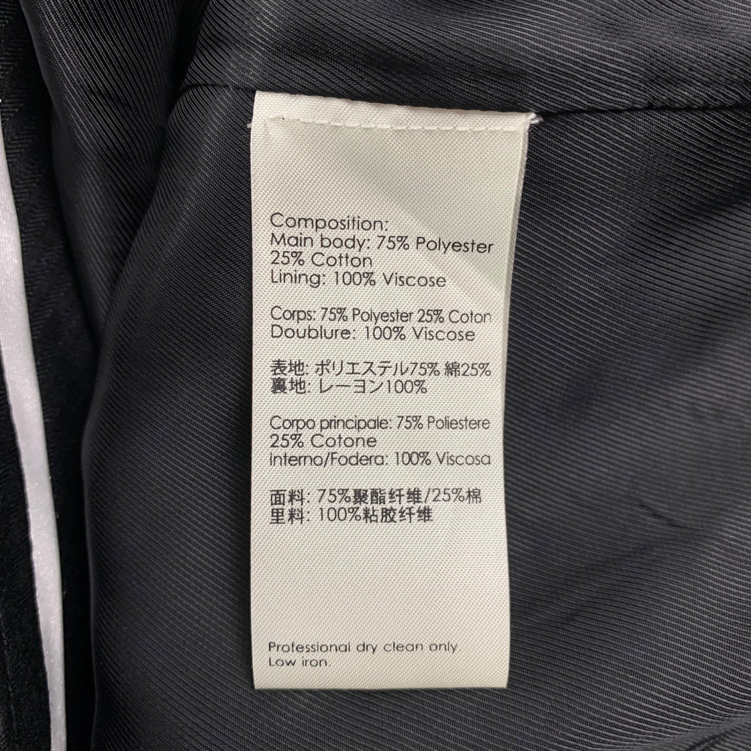 3.1 PHILLIP LIM Size 2 Navy & Copper Polyester / Cotton Metallic Dress Pants