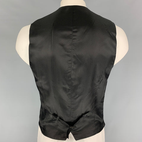 DOLCE & GABBANA Size 40 Charcoal Buttoned Vest