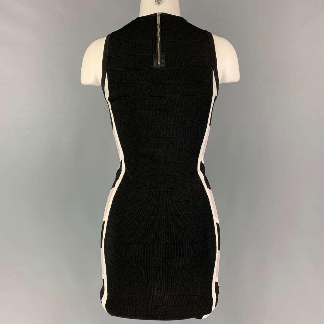 KAREN MILLEN Size XS Black Grey Viscose Blend Two Tone Bandage Dress – Sui  Generis Designer Consignment