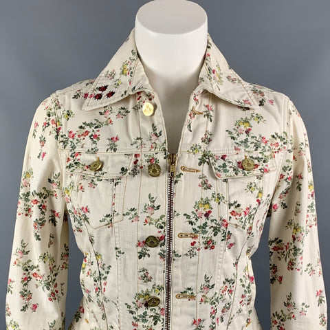 VIVIENNE WESTWOOD ANGLOMANIA x LEE Size S Multi-Color Floral Cotton Jacket