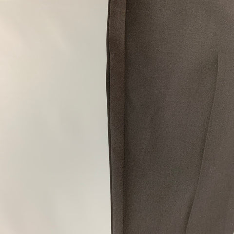 SAINT LAURENT Size 34 Black Wool Tuxedo Dress Pants