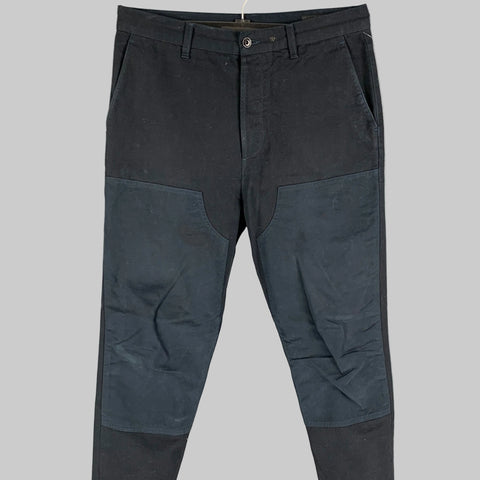 RAG & BONE Size 32 Navy Cotton Leg Panel Casual Pants