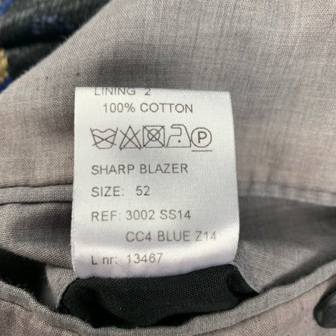 WALTER VAN BEIRENDONCK SS 14 Size 42 Grey Multi-Color Woven Sport Coat