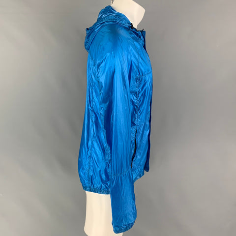 ISAORA Size S Royal Blue Nylon Windbreaker Jacket