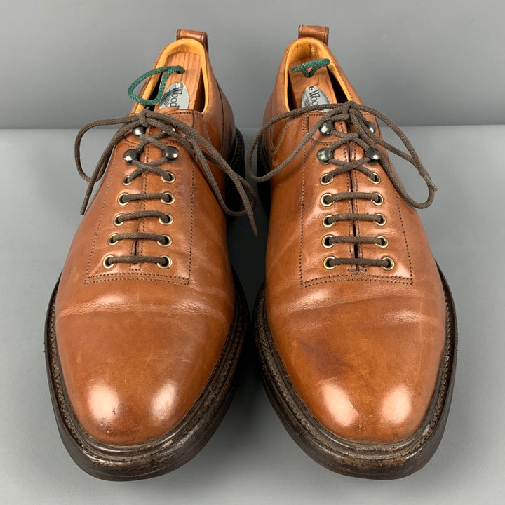 JOHN LOBB Size 7 Brown Leather Lace Up Raleish Shoes