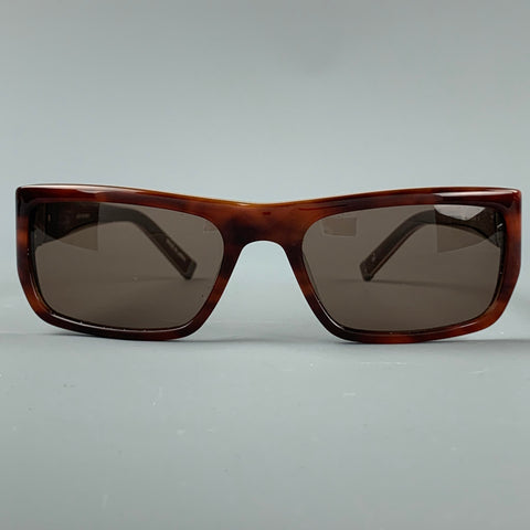 JOHN VARVATOS Amber Tortoise Shell Acetate Sunglasses