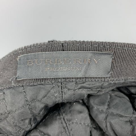 Chapeau en vison marron texturé BURBERRY PRORSUM