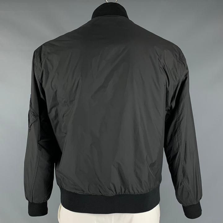 MCQ by ALEXANDER MCQUEEN Size L Black Orange Polyester Jacket