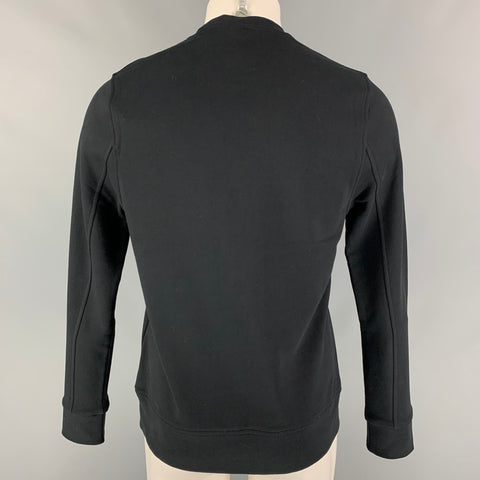 NEIL BARRETT Taille S Noir Rouge Man-Tastic Graphic Viscose Crew-neck Sweatshirt