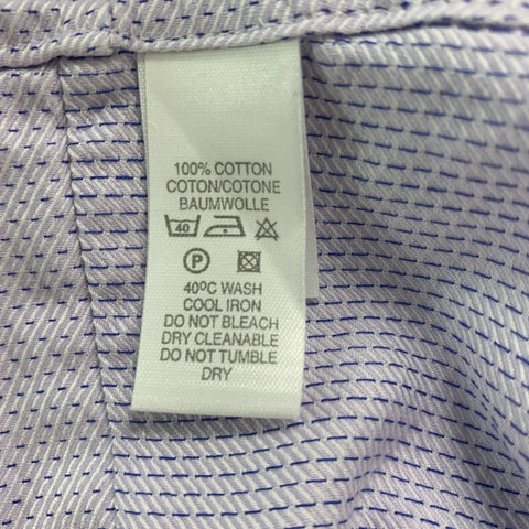 PAUL SMITH Size L Lilac Cotton Button Up Long Sleeve Shirt