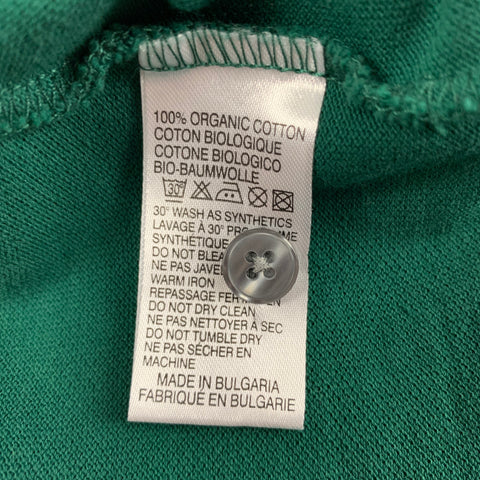 PS by PAUL SMITH Size M Green Embroidery Cotton Short Sleeve Polo