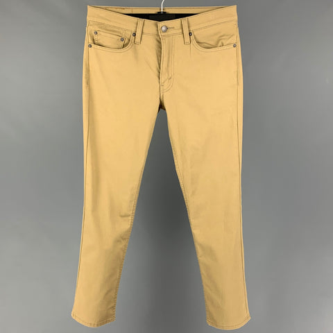 LEVI'S 511 Size 31 Beige Cotton Blend Casual Pants