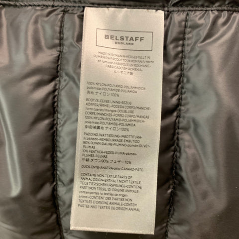 BELSTAFF Size 38 Grey Quilted Nylon Windbreaker Jacket