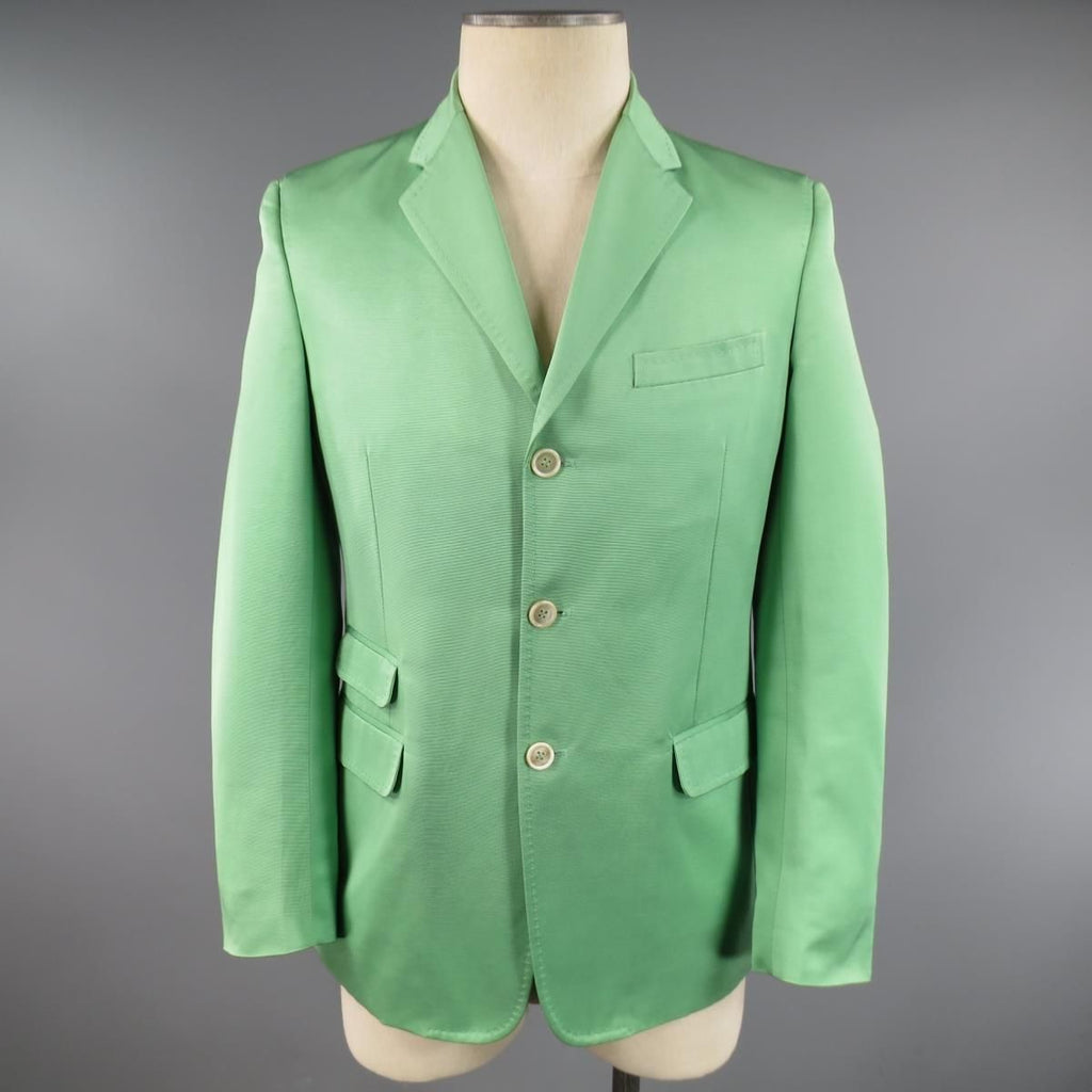 Dsquared2 single-breasted silk blazer - Green