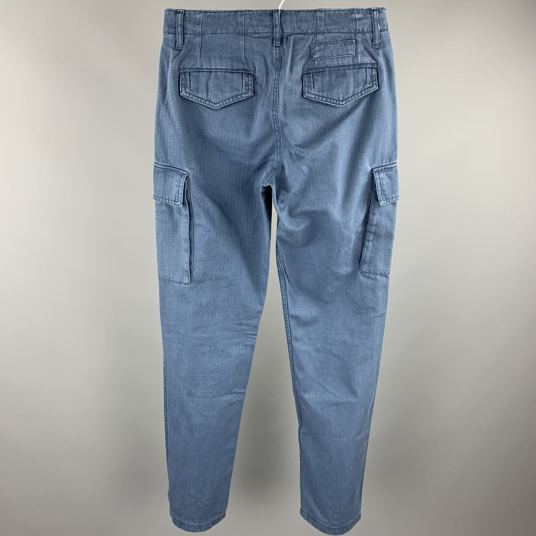MARC by MARC JACOBS Size 28 Blue Cotton Cargo Casual Pants