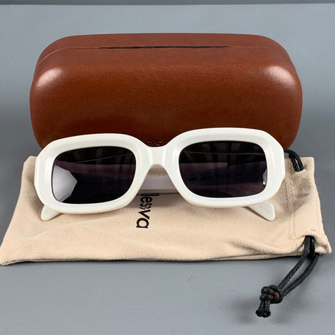 ILLESTEVA White Acetate Sunglasses