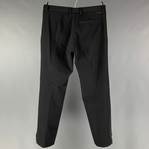 PRADA Size 34 Black Polyester Elastane Casual Pants