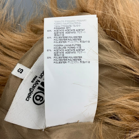 MM6 MAISON MARGIELA 2016 Size S Tan Faux Fur Hat