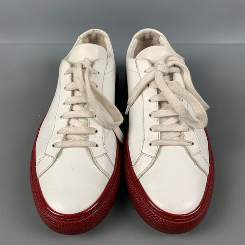 COMMON PROJECTS Size 7 White Sneakers