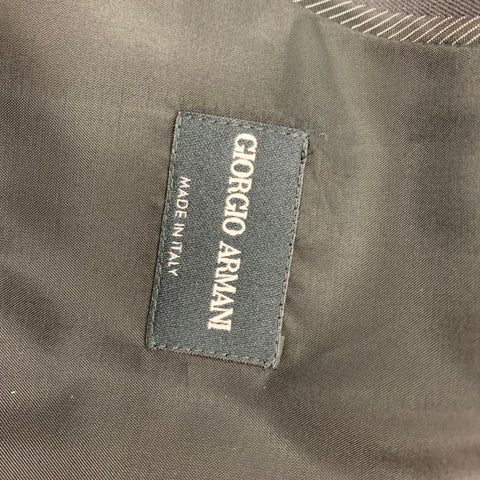 GIORGIO ARMANI Size 40 Black Wool Cashmere Buttoned Vest
