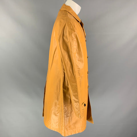 BURBERRY PRORSUM Resort 2012 Size 40 Mustard Yellow Raincoat