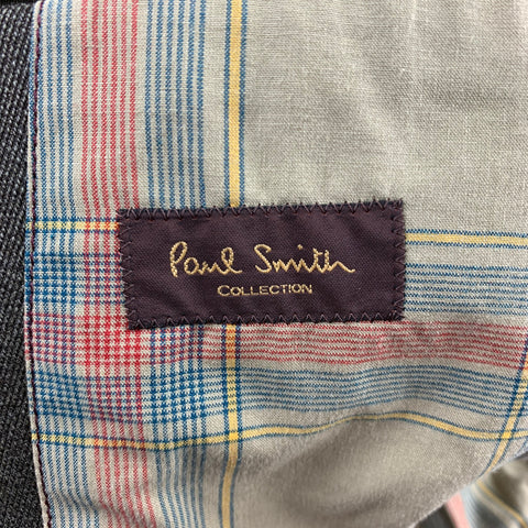 PAUL SMITH COLLECTION M Short Olive Wool Notch Lapel Military Sport Coat Jacket