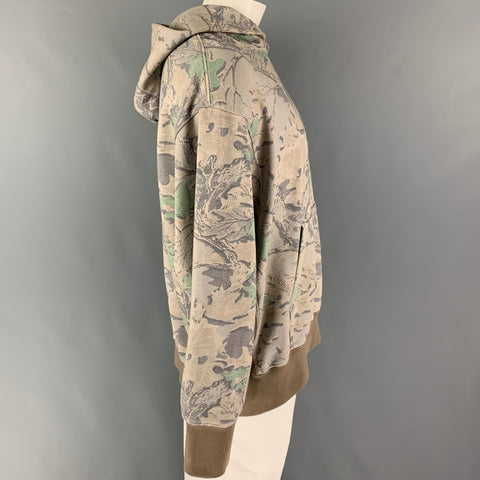 YEEZE SEASON 4 Size L Grey & Green Camouflage Cotton Sweatshirt