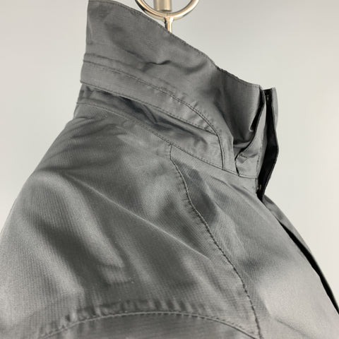 PATAGONIA Size L Black Nylon Windbreaker Jacket