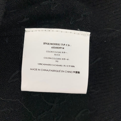 MICHAEL KORS COLLECTION Size M Black & Silver Studded Cashmere Pullover
