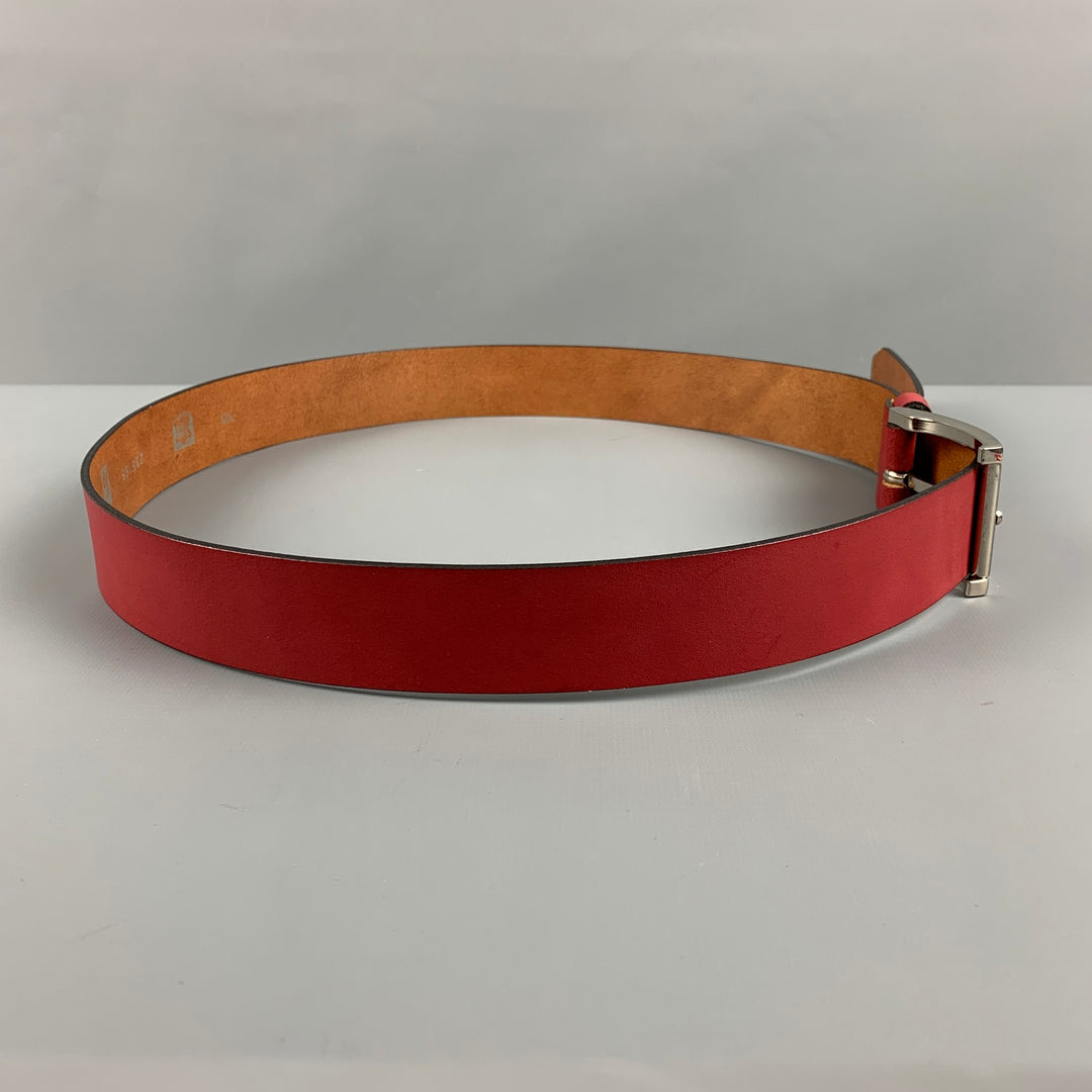 SP Size 39 Red Leather Belt