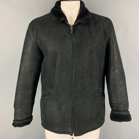 BOD & CHRISTENSEN Size L Black Zip Up Jacket