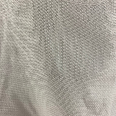 ERMENEGILDO ZEGNA Size L White Cotton Long Sleeve Shirt