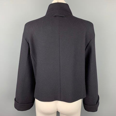 GAULTIER2 by JEAN PAUL GAULTIER Size US 10 Navy Wool / Polyester Sailor Jacket