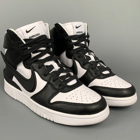 Zapatillas Dunk High SP de cuero negro talla 6 de NIKE x AMBUSH