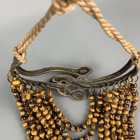VALENTINO GARAVANI FW 2002 Couture Beaded Drop Snake Choker