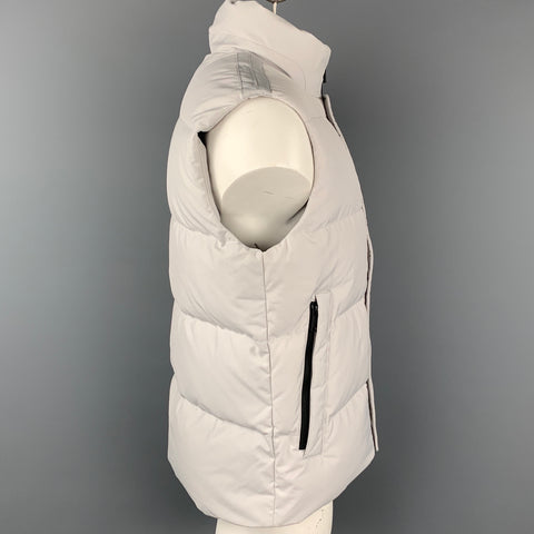 BOGNER Chaleco acolchado de poliéster / poliamida gris claro Talla 40