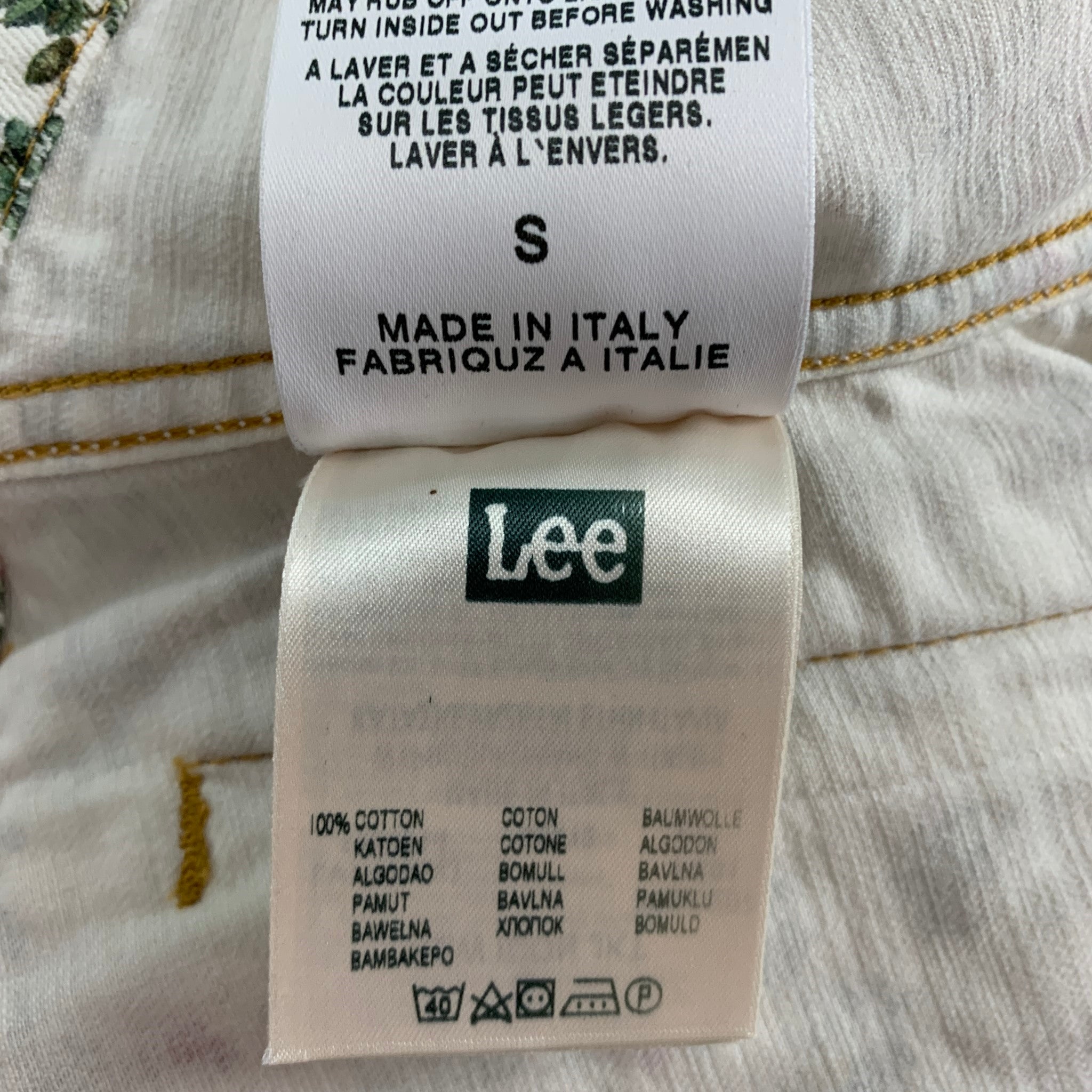 VIVIENNE WESTWOOD ANGLOMANIA x LEE Size S Multi-Color Floral