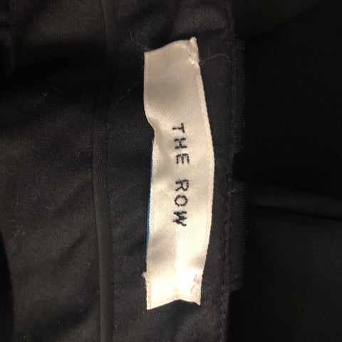 THE ROW Size 2 Black Polyamide Dress Pants