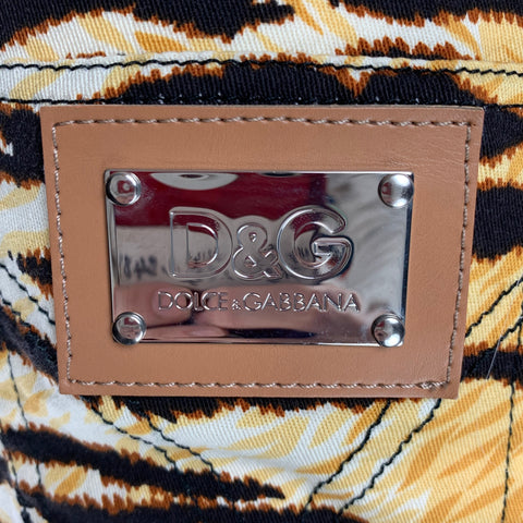 D&amp;G by DOLCE &amp; GABBANA Taille XS Ensembles de jupes en coton mélangé marron doré