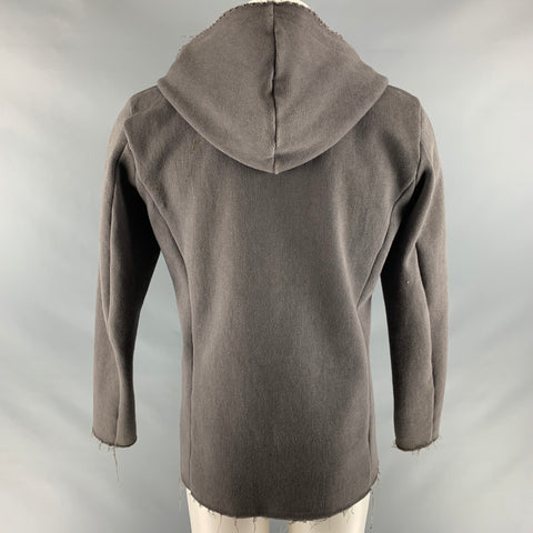 OURET Size M Grey Cotton  Polyurethane Hoodie Sweatshirt