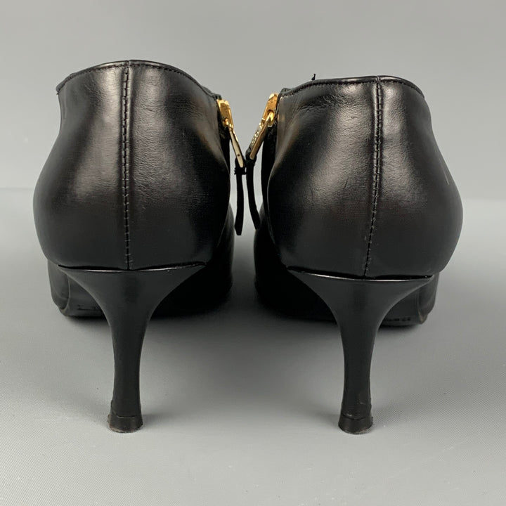L.K.BENNETT Size 6 Black Leather Boots