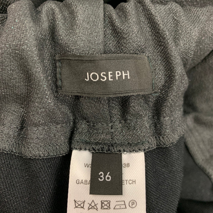 JOSEPH Size 0 Charcoal Viscose Blend Sparkly Leggings