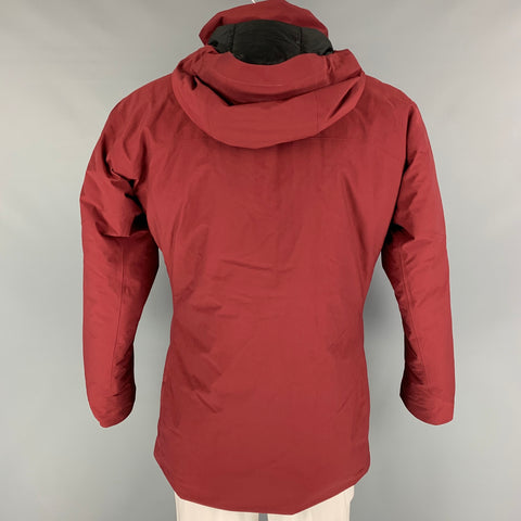 ARCTERYX Size M Burgundy Nylon Padded Jacket